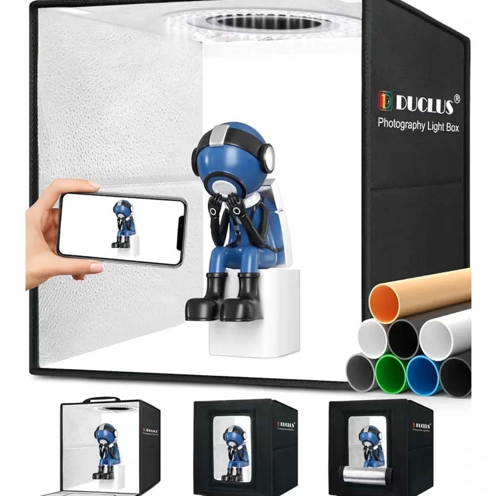 Photography Light Box with Black Exterior